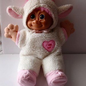 TROLL Russ I Love Ewe Sheep Doll 12 inch